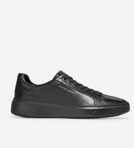 Black / Black Cole Haan GrandPrØ Topspin Men's Sneakers | DUHV-70693