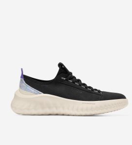 Black Cole Haan Generation ZERØGRAND II Women's Sneakers | IZJB-51682