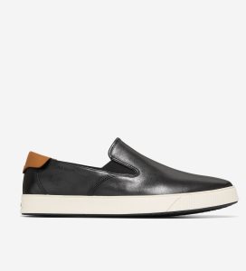 Black Cole Haan Nantucket Slip-On Men's Sneakers | OEVW-67904