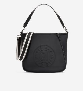 Black Cole Haan Neoprene Midsize Crossbody Women's Bags & Backpacks | FHPD-29531