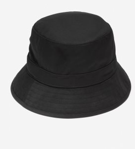 Black Cole Haan ZERØGRAND Adjustable Bucket Men's Hats | CVIR-25169