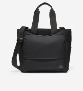 Black Cole Haan ZERØGRAND All-Day Tote Men's Bags & Backpacks | RLGE-72914