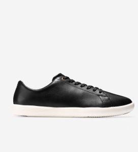 Black / White Cole Haan Grand Crosscourt Women's Sneakers | MQPJ-78034