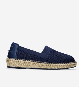 Blue Cole Haan Cloudfeel Women's Espadrille | VKSU-24736