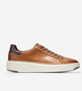 Brown Cole Haan GrandPrØ Topspin Men's Sneakers | WOUX-49615