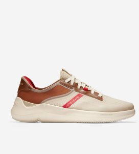 Brown / Orange Cole Haan ZERØGRAND Winner Tennis Men's Sneakers | PCBQ-46378