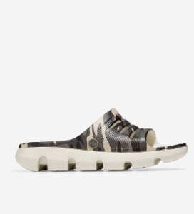 Camo Cole Haan 4.ZERØGRAND All-Day Slide Men's Sandals | NYBJ-90738