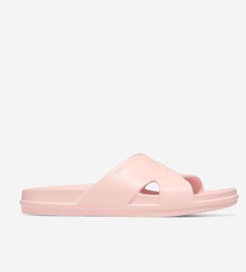 Coral Cole Haan Findra Pool Slide Women's Sandals | AKHZ-87391