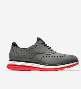 Grey Cole Haan ØriginalGrand Ultra Wingtip Men's Oxfords Shoes | KDIL-16045