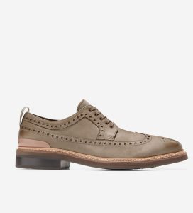 Multicolor Cole Haan Davidson Grand Wingtip Oxford Men's Dress Shoes | HZVF-18359