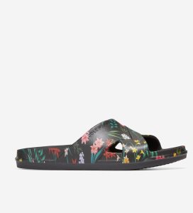 Multicolor Cole Haan Findra Pool Slide Women's Sandals | KCGB-76832