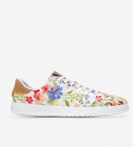 Multicolor Cole Haan GrandPrØ Tennis Women's Sneakers | KBUI-06217