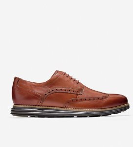 Multicolor Cole Haan ØriginalGrand Wingtip Men's Oxfords Shoes | ATHQ-50783