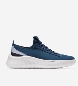 Navy Cole Haan Generation ZERØGRAND II Men's Sneakers | HEPR-97143