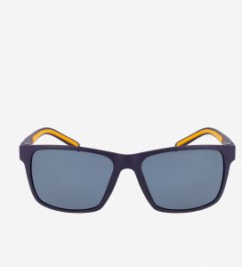 Navy Cole Haan Sport Rectangle Men's Sunglasses | EABK-95234