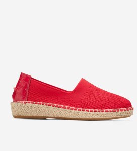 Red Cole Haan Cloudfeel Women's Espadrille | YHJA-87102