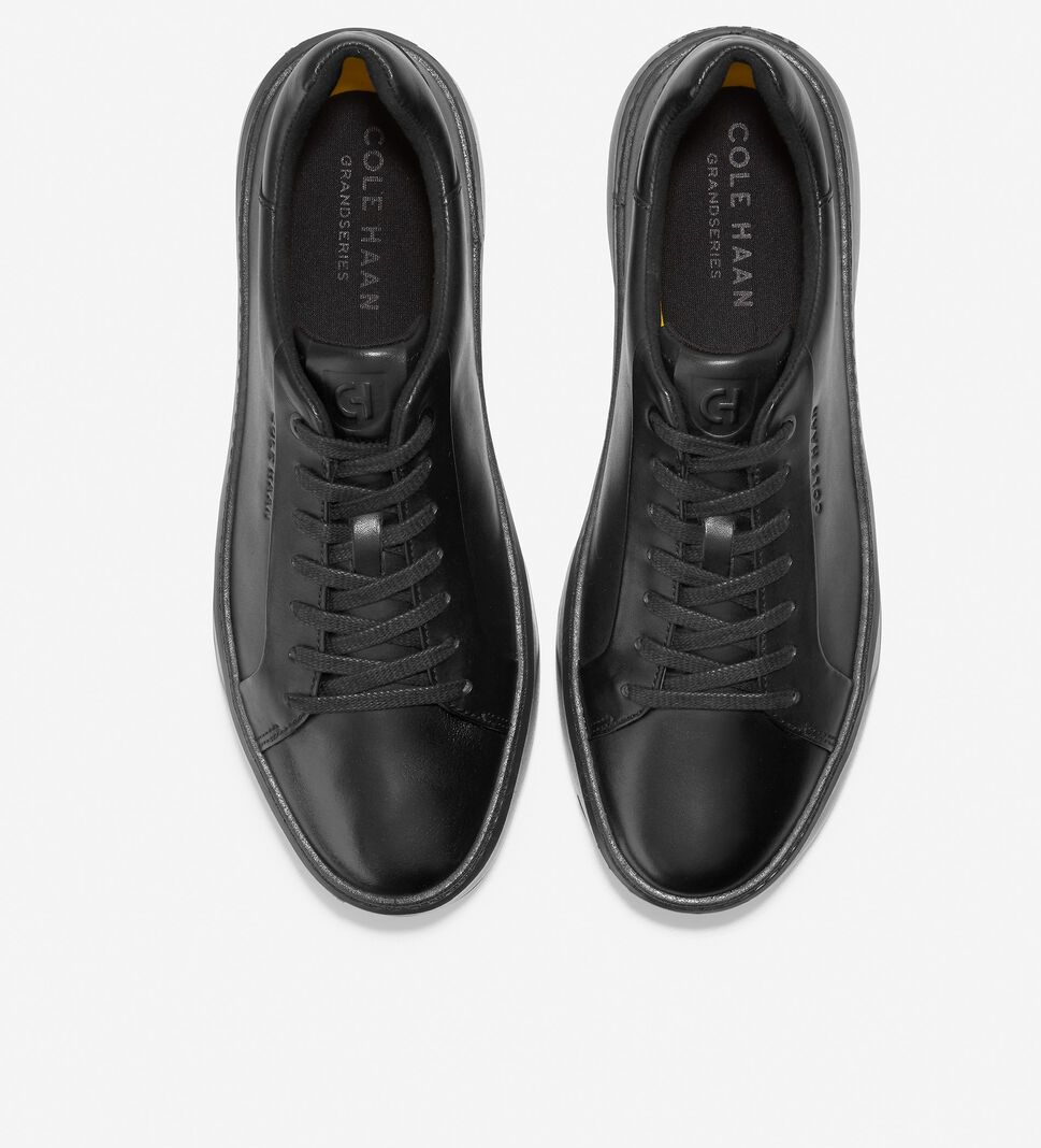 Black / Black Cole Haan GrandPrØ Topspin Men's Sneakers | DUHV-70693