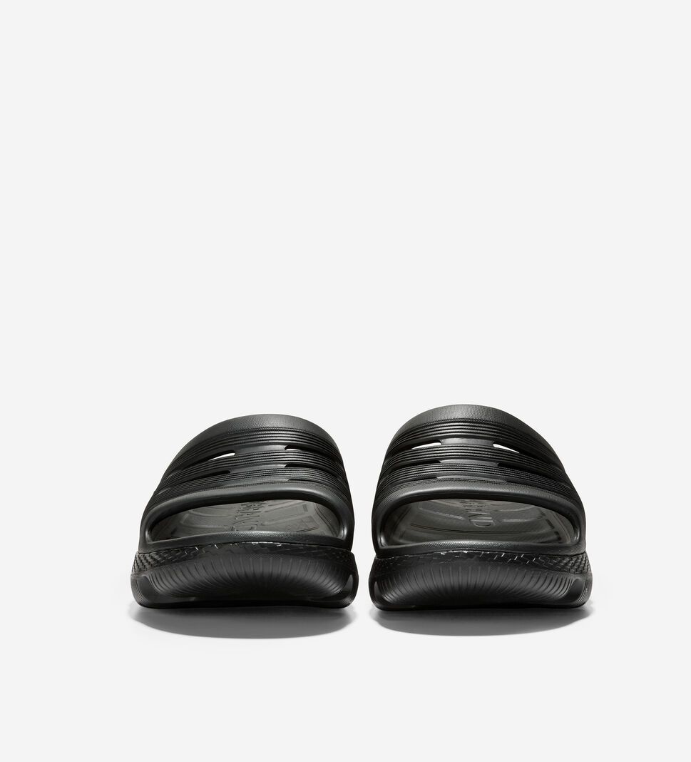 Black Cole Haan 4.ZERØGRAND All-Day Slide Men's Sandals | MIKX-67521