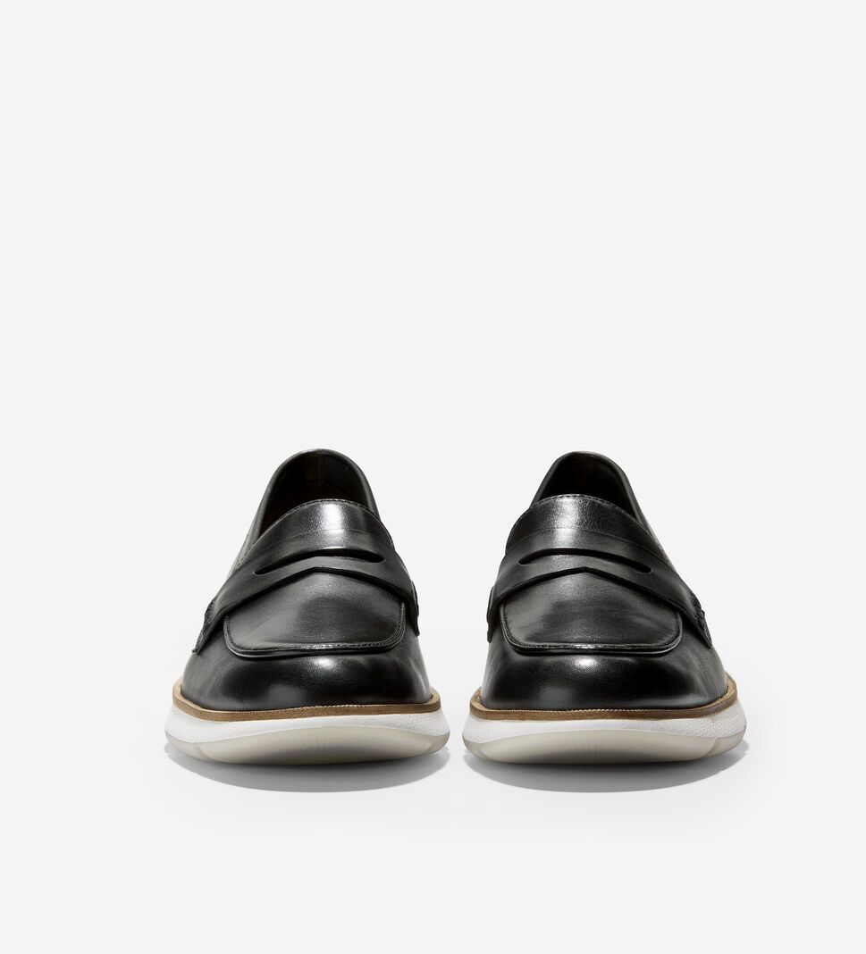 Black Cole Haan 4.ZERØGRAND Women's Loafers | MEWO-18906