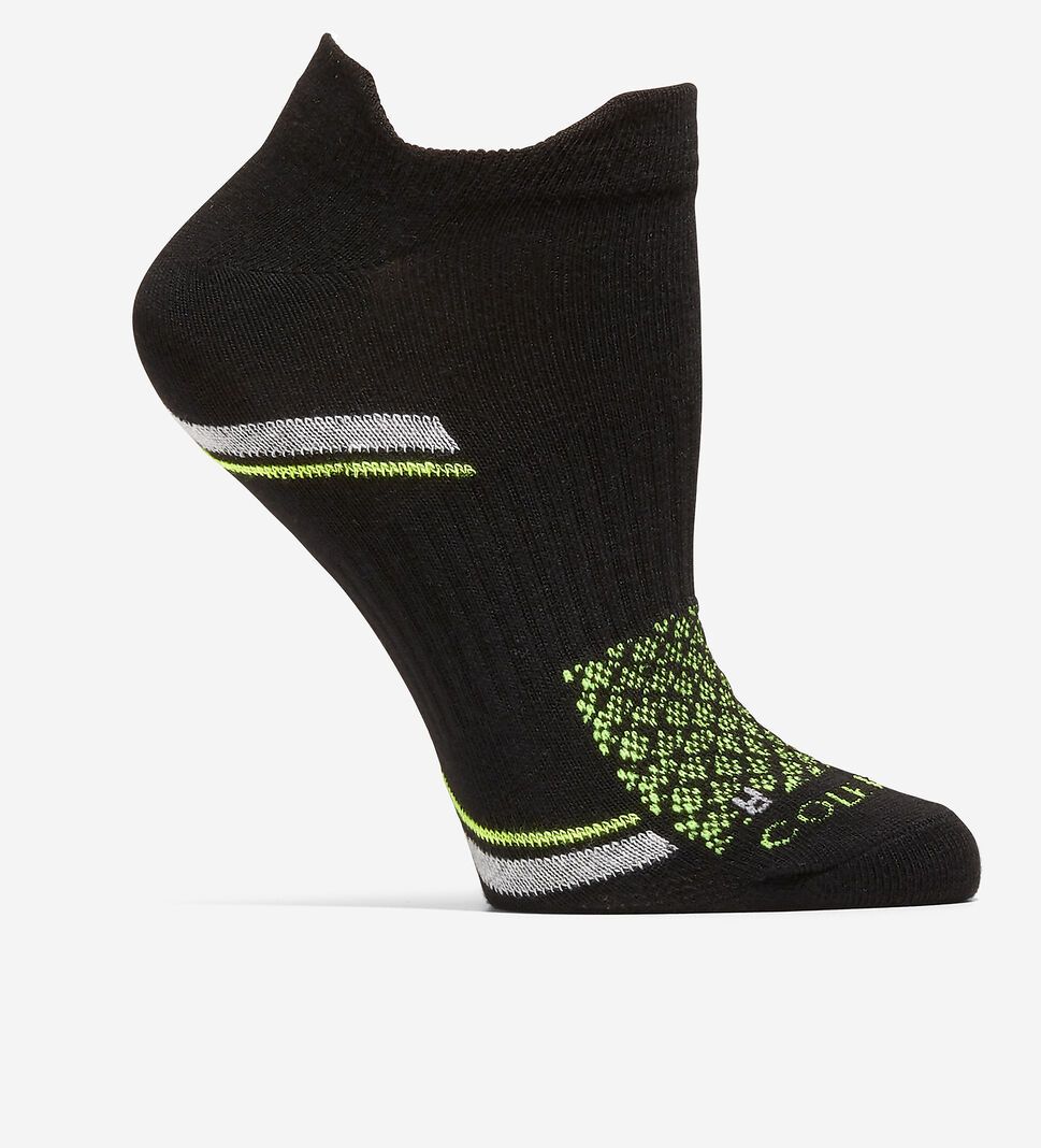 Black Cole Haan 6-Pair Double Tab Low-Cut Women's Socks | APDU-63791