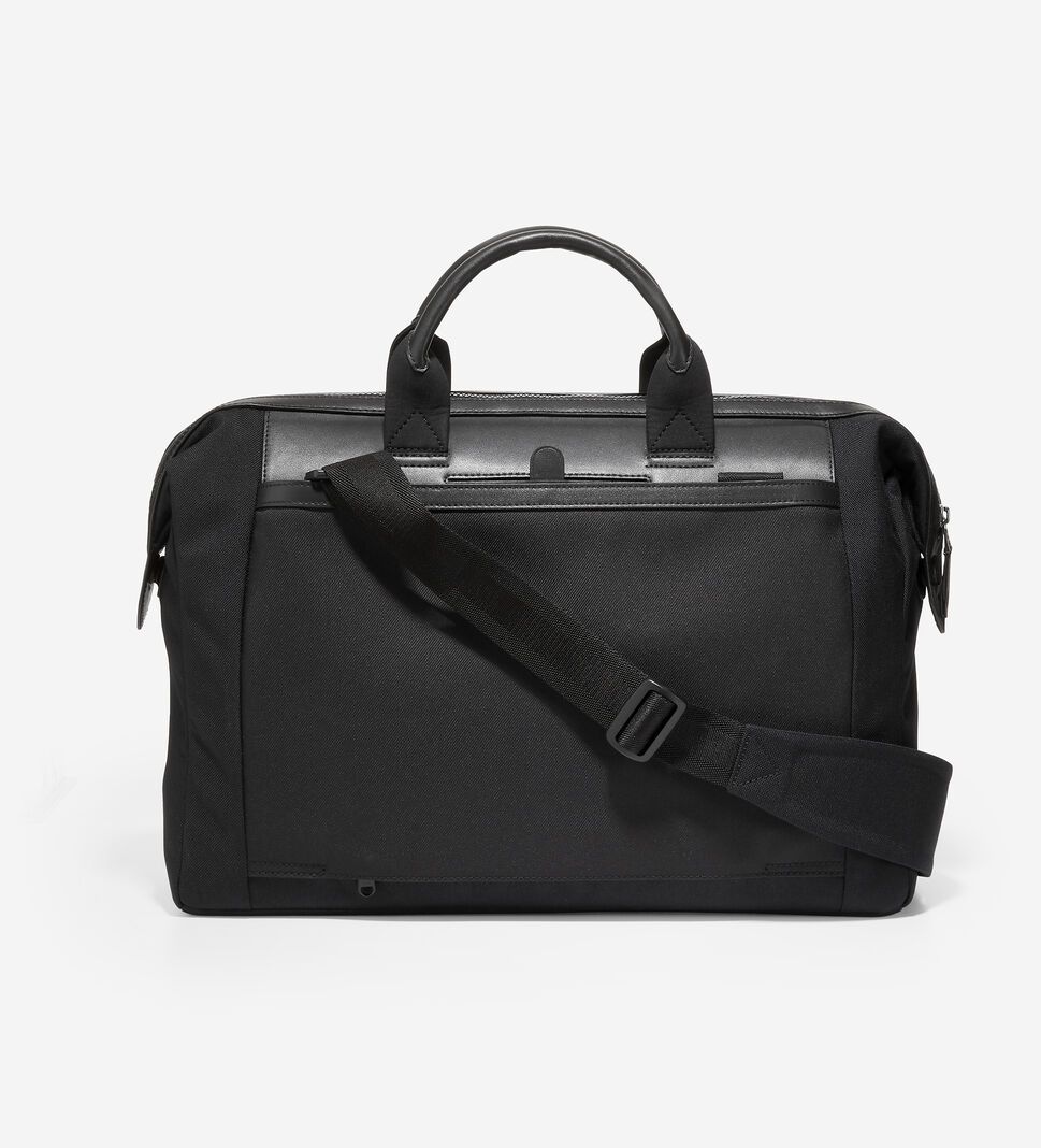 Black Cole Haan All-Day Attache Men's Bags & Backpacks | WQLE-13640