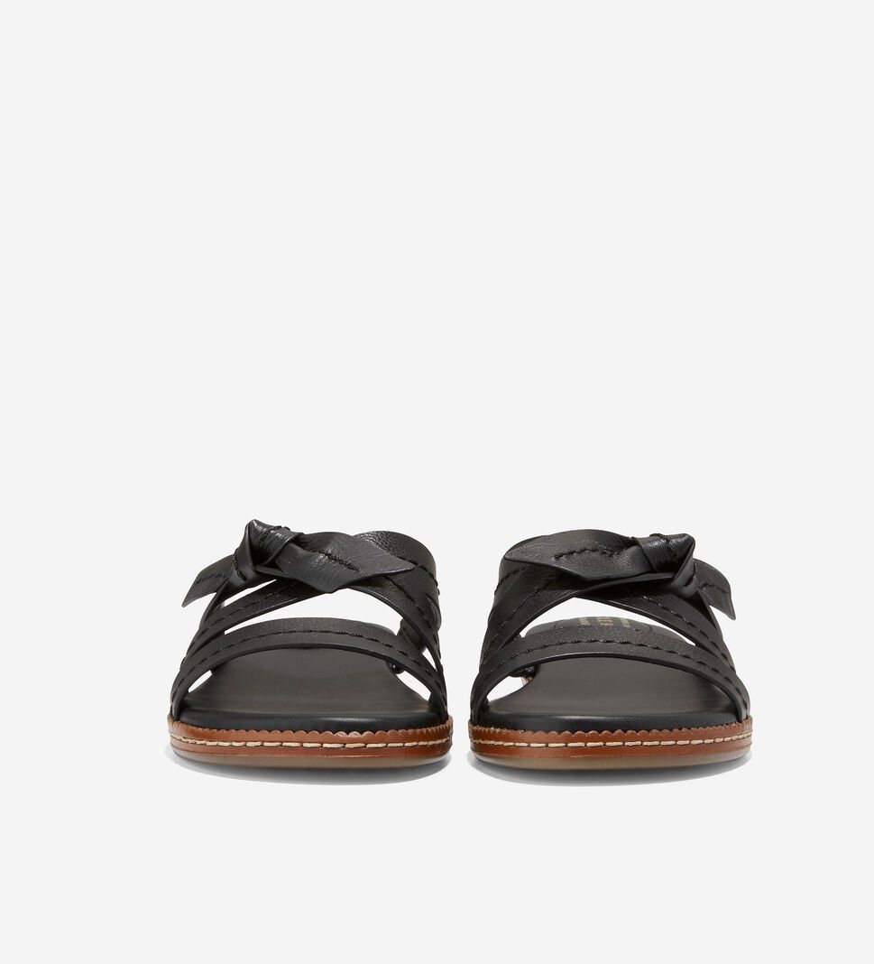 Black Cole Haan Cloudfeel All-Day Slide Women's Sandals | ANCH-72190