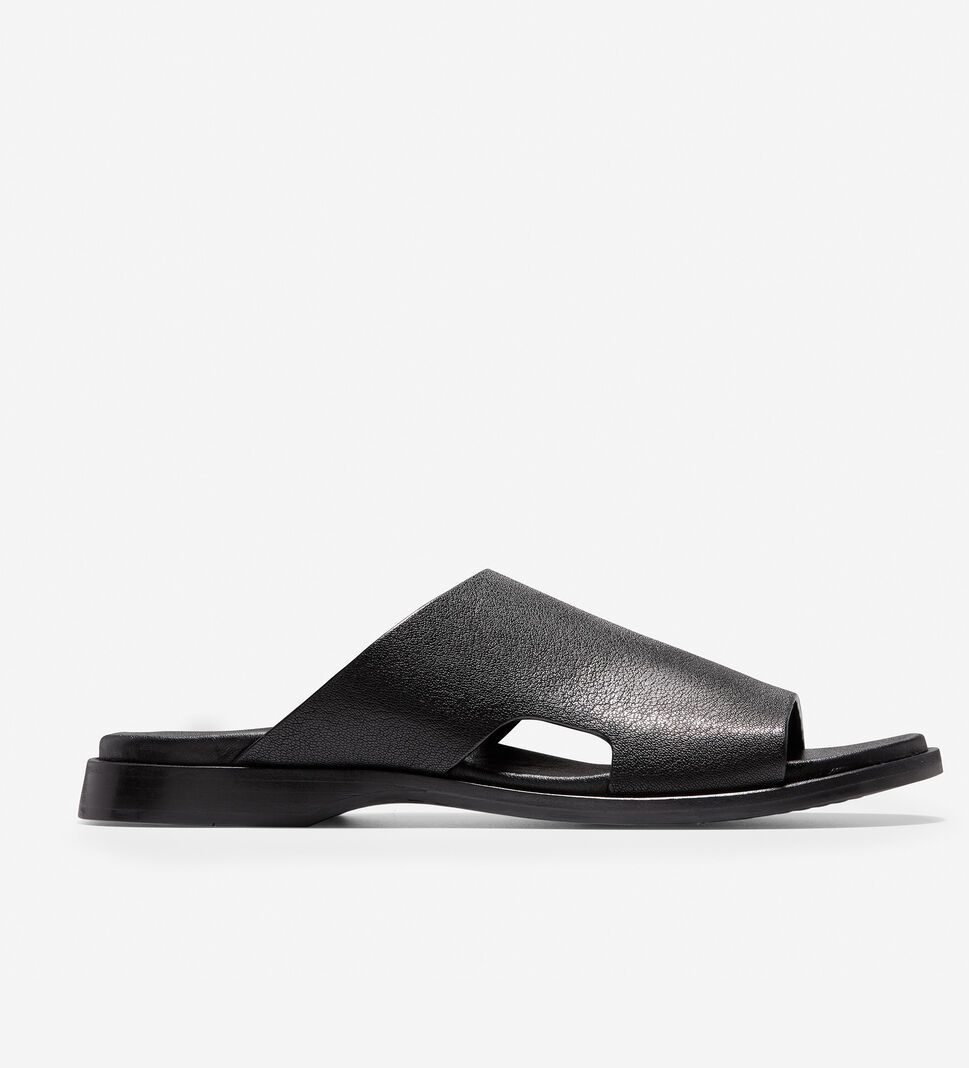 Black Cole Haan Goldwyn 2.0 Slide Men\'s Sandals | YNXK-01537