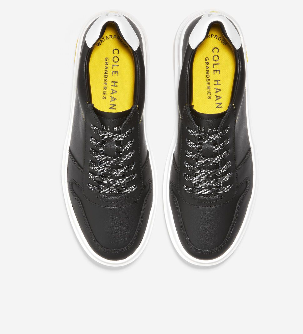 Black Cole Haan GrandPrØ AM Golf Women's Sneakers | NTZO-67092