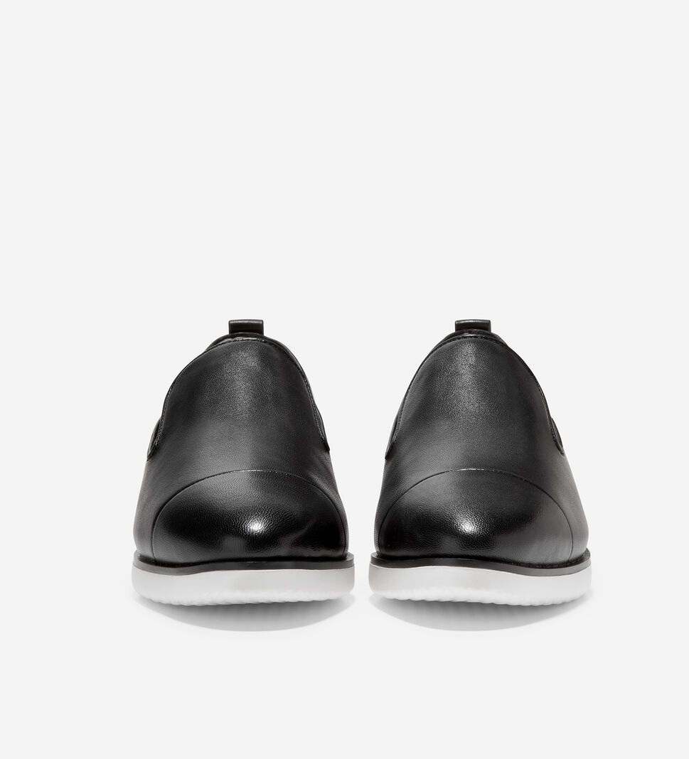 Black Cole Haan Grand Ambition Slip-On Women's Loafers | SVMP-39658