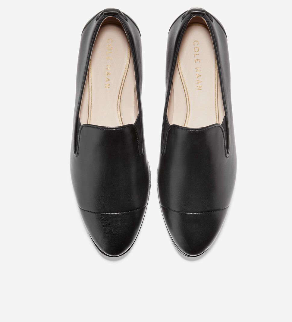 Black Cole Haan Grand Ambition Slip-On Women's Loafers | SVMP-39658