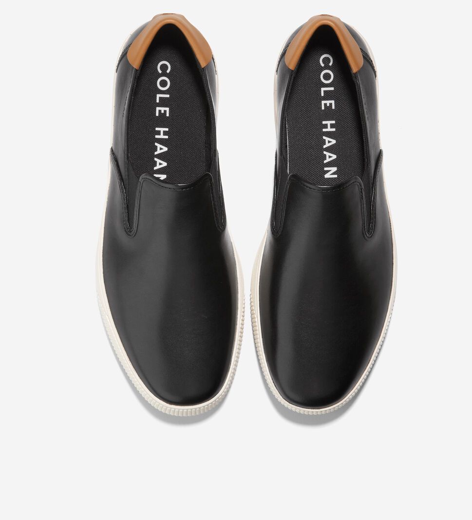 Black Cole Haan Nantucket Slip-On Men's Sneakers | OEVW-67904