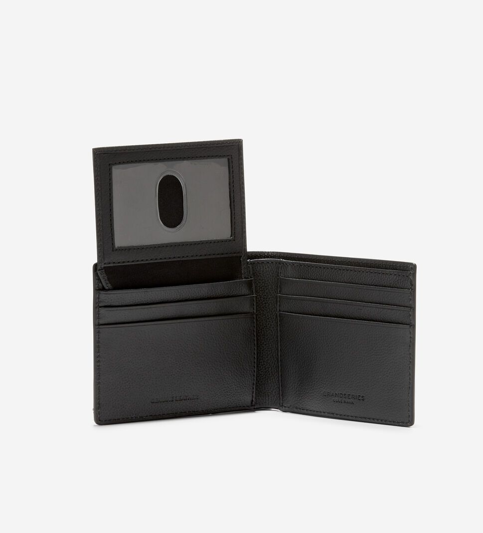 Black Cole Haan Pebble Traveler Men's Wallets | BLDU-15967