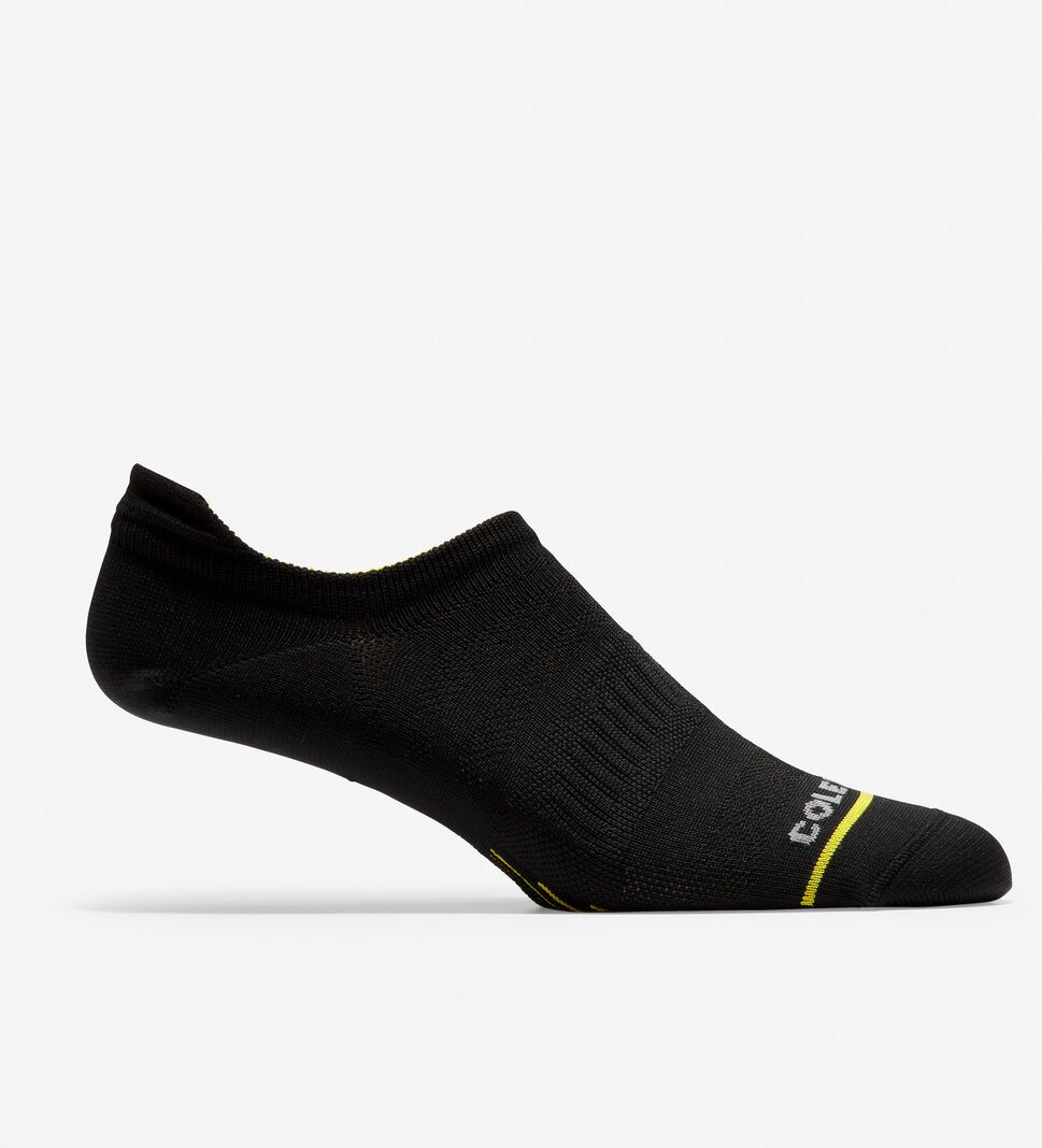 Black Cole Haan ZERØGRAND 3-Pair Liner Men's Socks | SUOE-57038