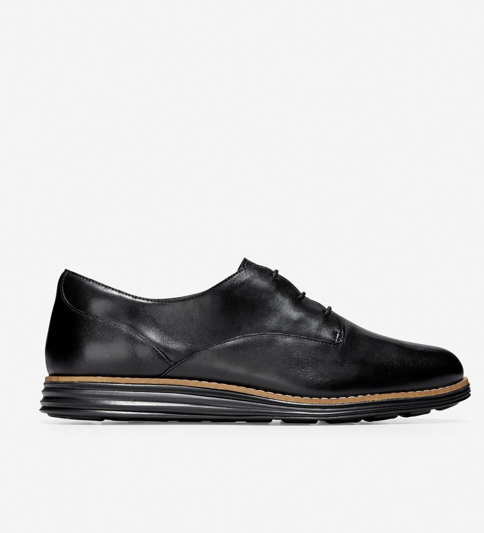 Black Cole Haan ØriginalGrand Plain Women\'s Oxfords Shoes | FIUO-67290