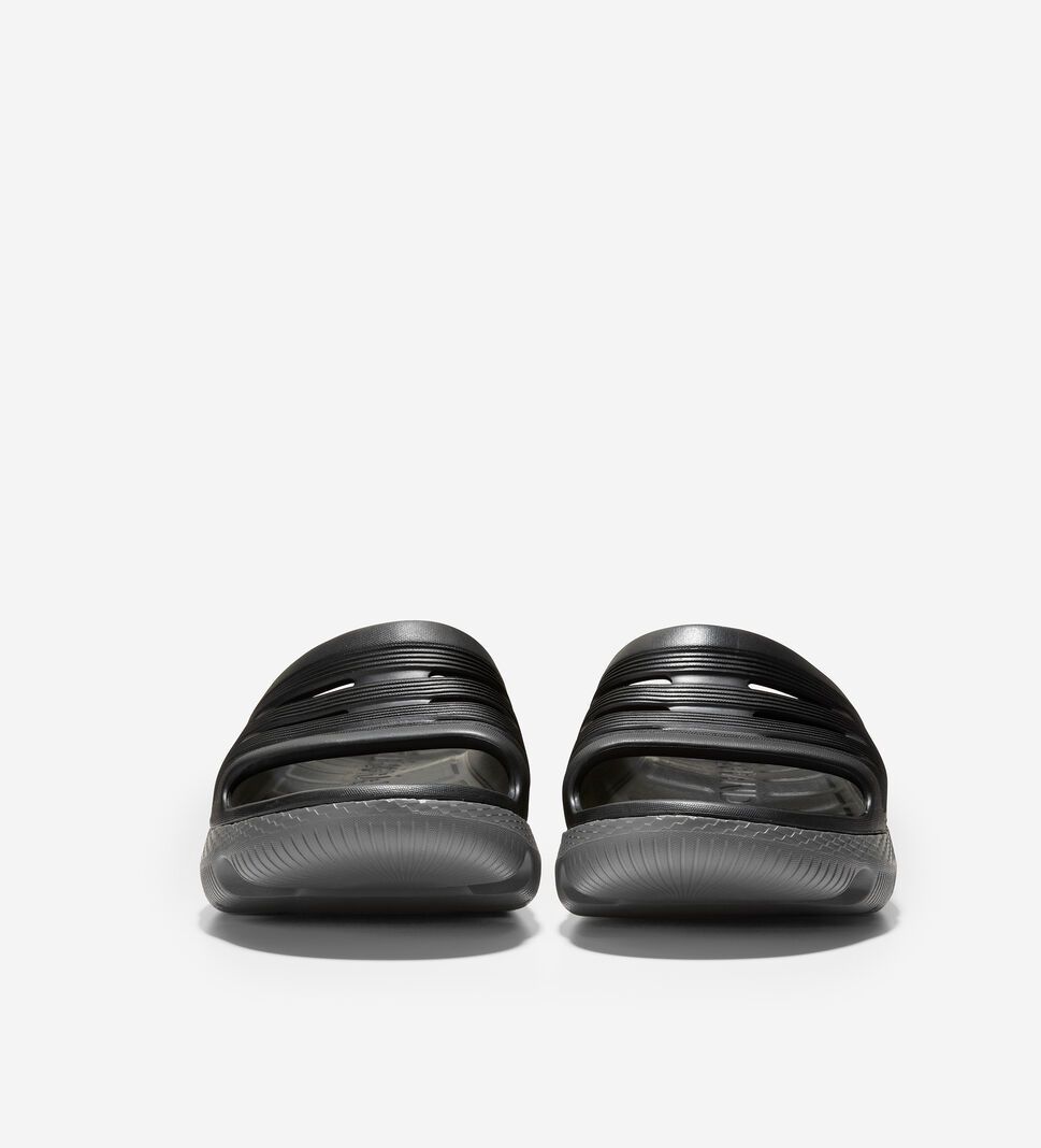 Black / Grey Cole Haan 4.ZERØGRAND All-Day Slide Men's Sandals | GSAN-32640