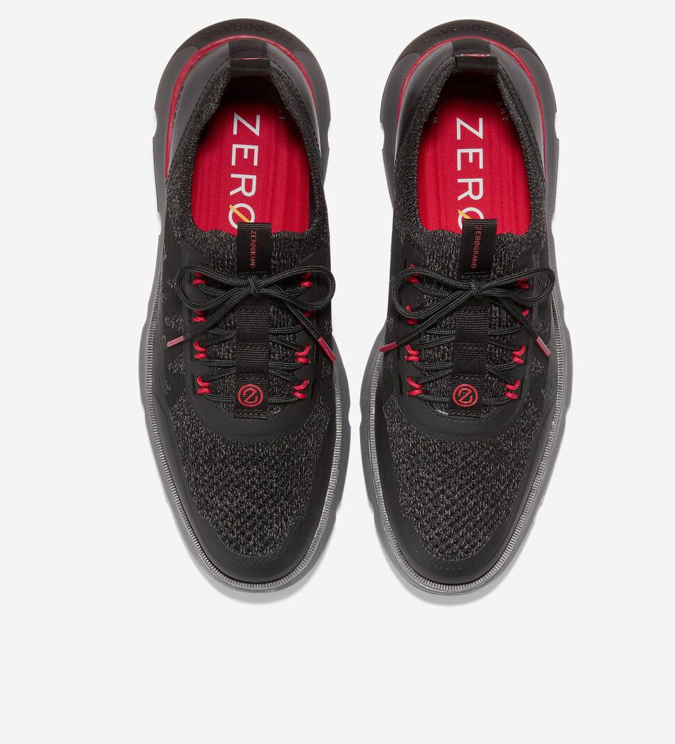 Black / Red Cole Haan 4.ZERØGRAND Men's Sneakers | CAXV-57968