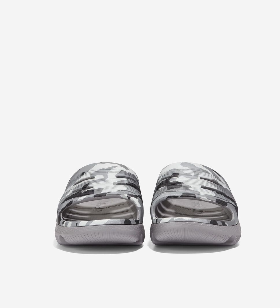 Black / Titanium / Camo Cole Haan 4.ZERØGRAND All-Day Slide Men's Sandals | UZFM-53179