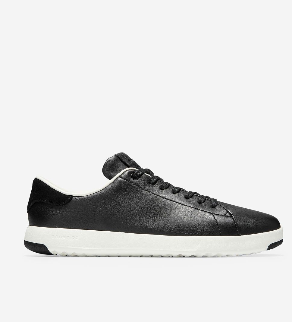 Black / White Cole Haan GrandPrØ Tennis Women\'s Sneakers | XBZO-74986