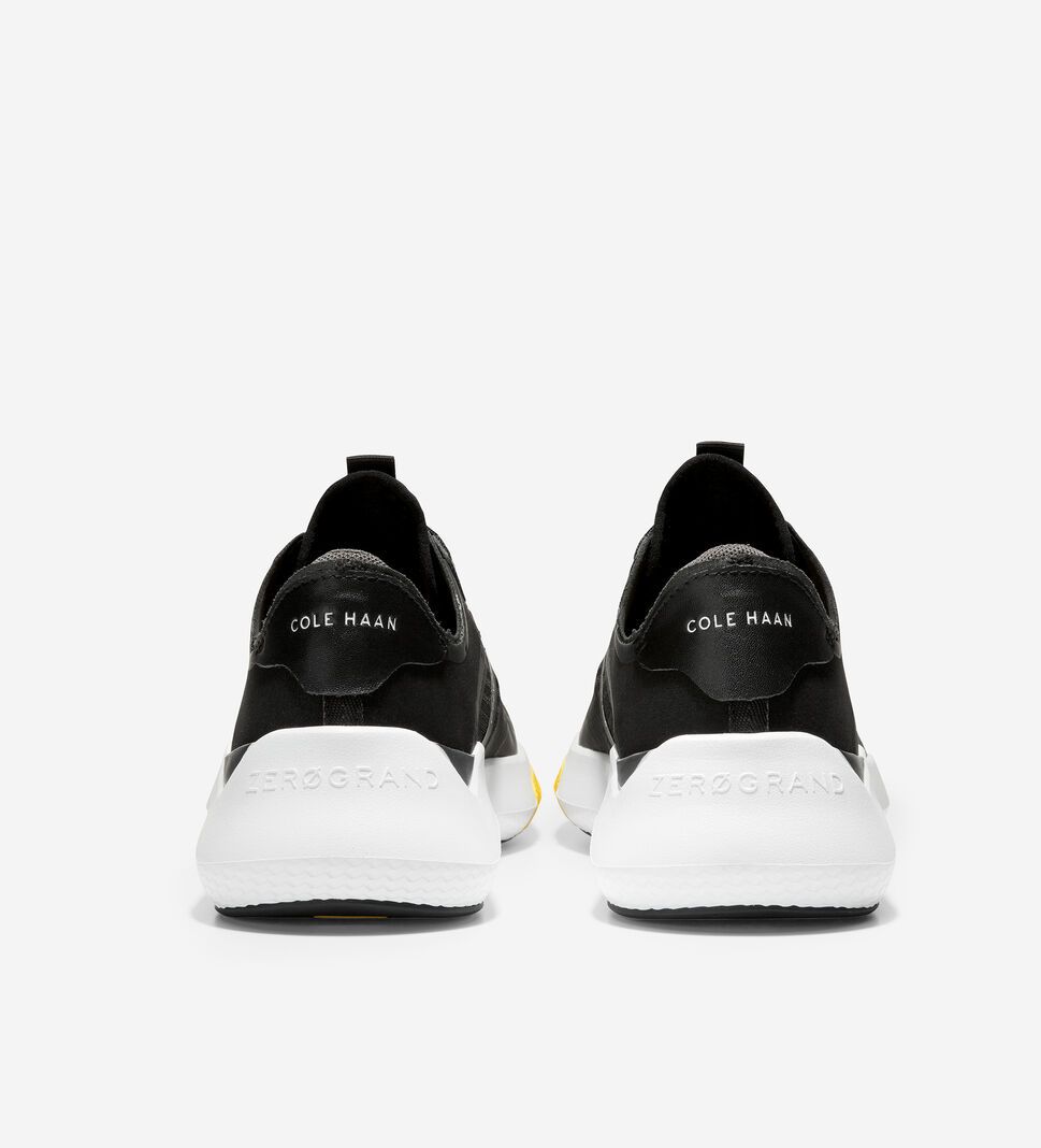 Black / White Cole Haan ZERØGRAND Winner Tennis Men's Sneakers | LYUC-85312