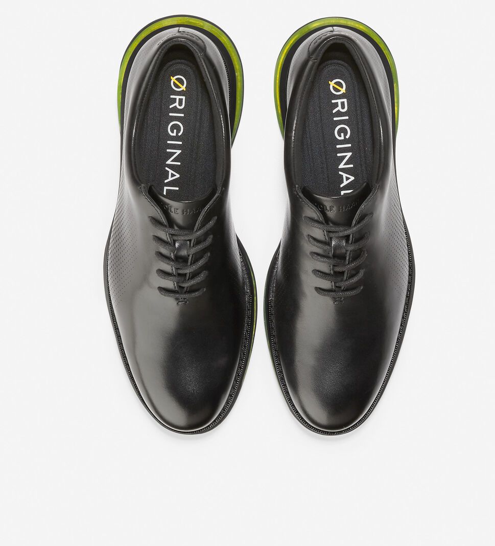 Black / Yellow Cole Haan ØriginalGrand Energy Twin Men's Oxfords Shoes | BHMV-28507