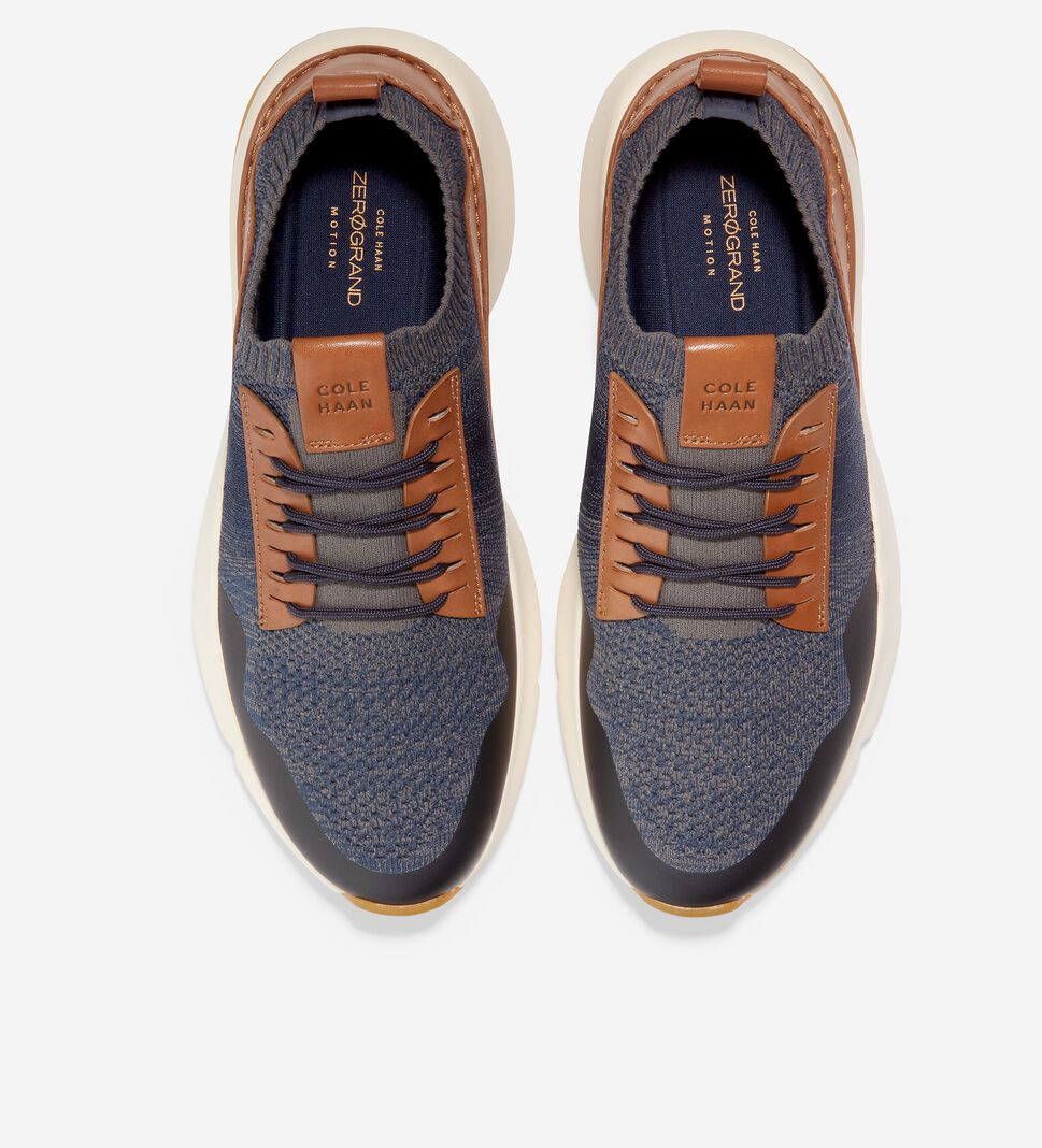 Blue / Brown Cole Haan ZERØGRAND All-Day Men's Trainers | GPAM-78145