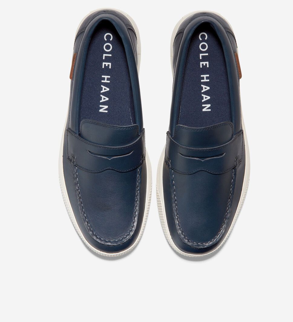 Blue Cole Haan Nantucket Penny Men's Loafers | LSVQ-63540