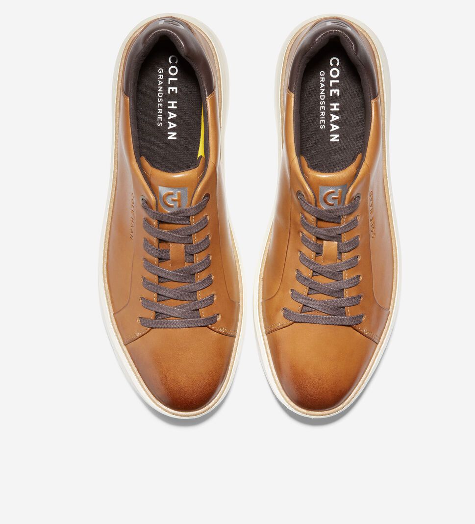 Brown Cole Haan GrandPrØ Topspin Men's Sneakers | WOUX-49615