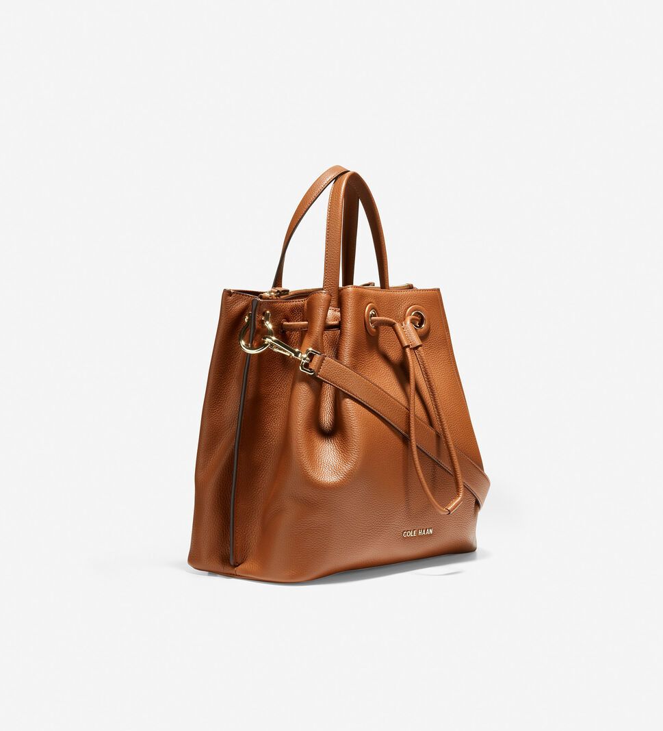 Brown Cole Haan Grand Ambition Bucket Women's Bags & Backpacks | HLJT-35841