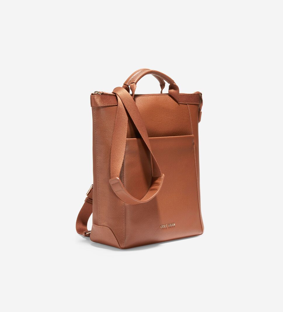 Brown Cole Haan Grand Ambition Small Convertible Women's Bags & Backpacks | SUBF-85340