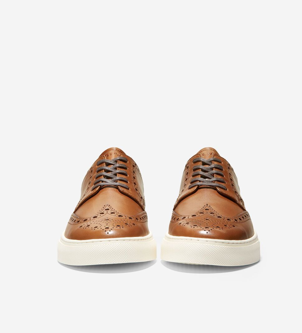 Brown Cole Haan Winslow Wingtip Men's Sneakers | IJNK-36071