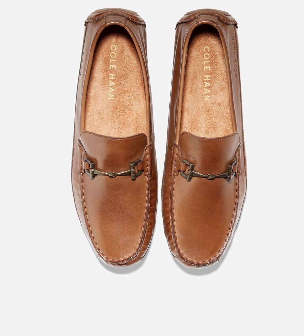 Brown Cole Haan Wyatt Bit Driver Men's Loafers | VMUL-57830