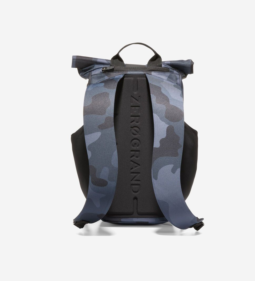 Camo Cole Haan ZERØGRAND Roll Top Men's Bags & Backpacks | BUTO-07584