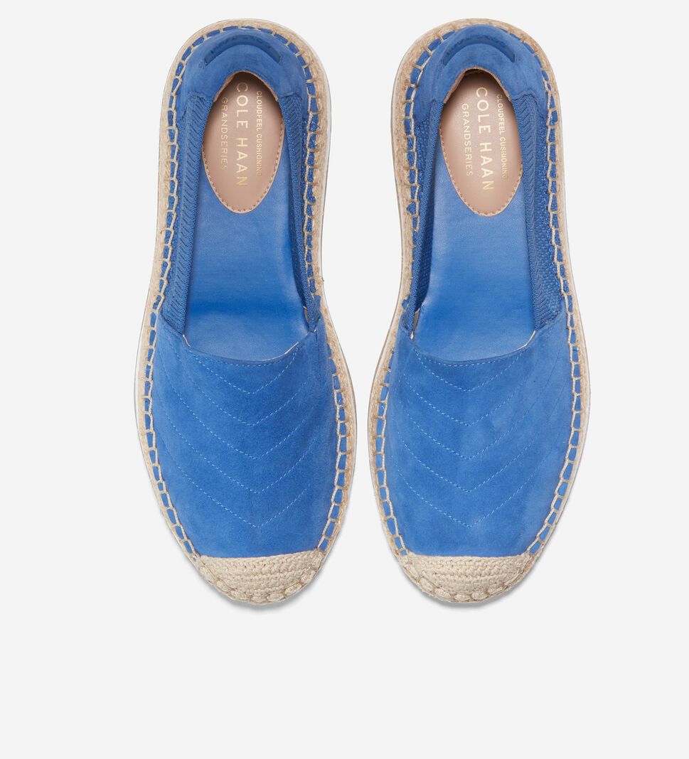 Deep Blue Cole Haan Cloudfeel Loafer Women's Espadrille | AEFN-46892