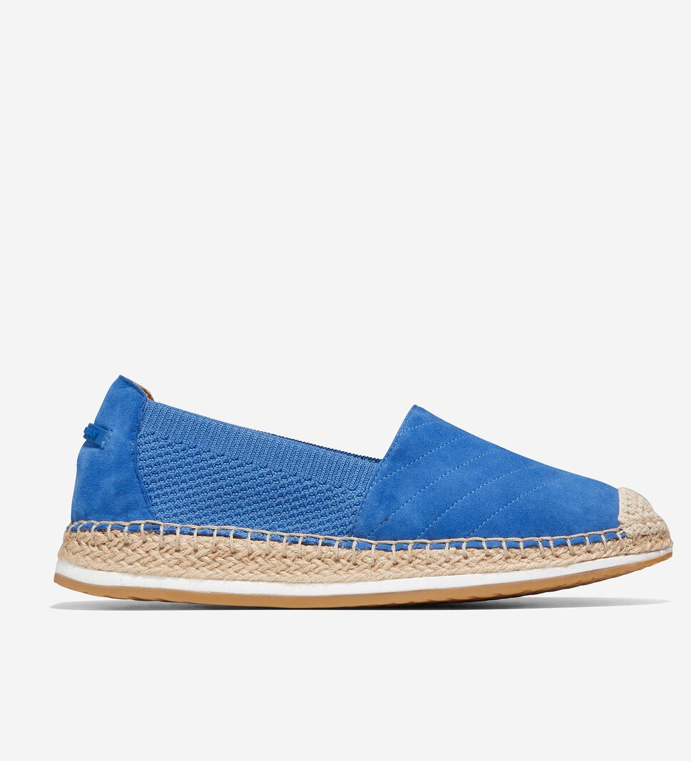 Deep Blue Cole Haan Cloudfeel Loafer Women\'s Espadrille | AEFN-46892